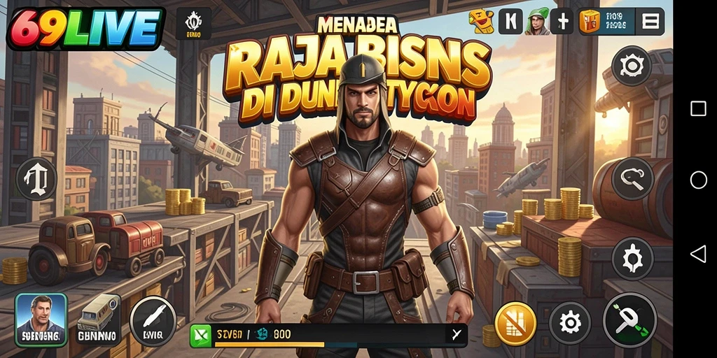 Tampilan menarik dari gameplay Tycoon di 69LIVE.