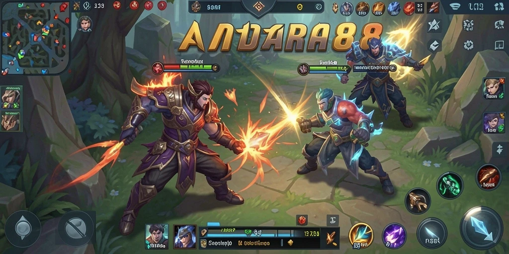 Tampilan gameplay epik di ANDARA88 yang memukau.