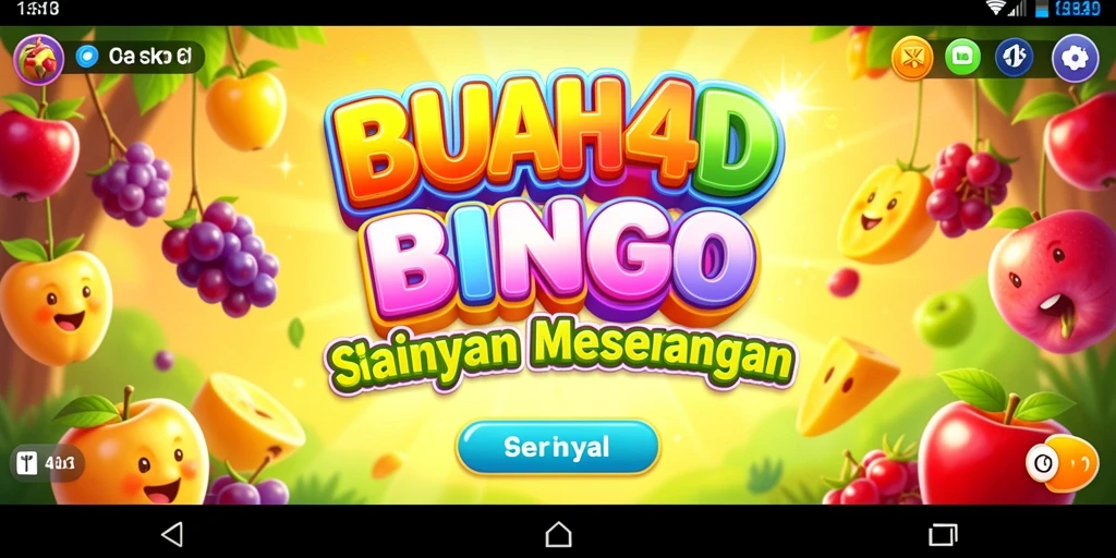 Tampilan menarik saat bermain BUAH4D dengan gameplay Bingo yang seru.