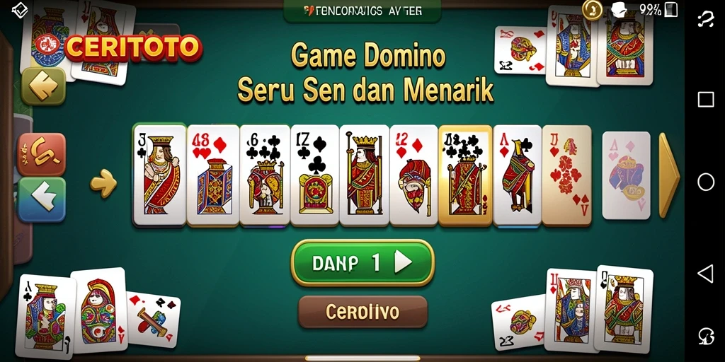 Tampilan gameplay CERITOTO yang seru dan interaktif.