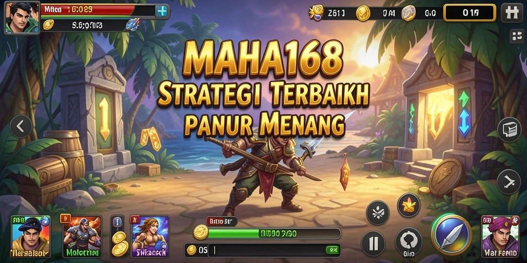 Tampilan gameplay MAHA168 yang menarik dan strategis.