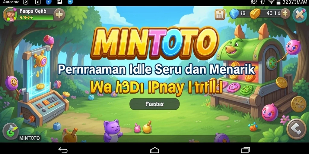Tangkapan layar MINTOTO menunjukkan keseruan gameplay Idle yang memikat.