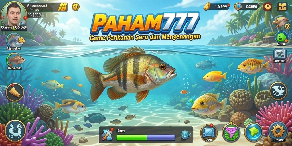 Gameplay menarik memancing di PAHAM777 dengan berbagai ikan.