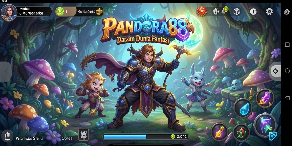 Tangkapan layar PANDORA88 menampilkan aksi petualangan seru dan grafis menakjubkan.