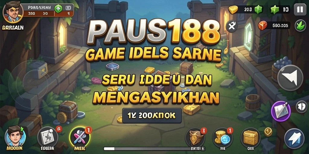 Gameplay seru PAUS188, menampilkan berbagai sumber daya yang dikelola.