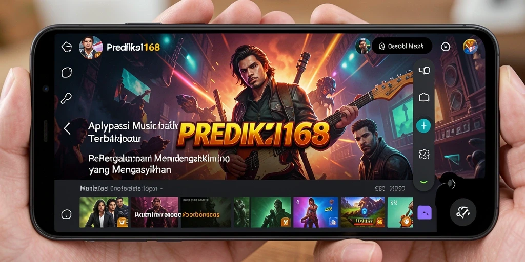 Tampilan gameplay PREDIKSI168 yang menarik saat mendengarkan musik.