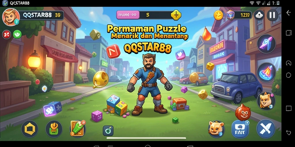 Screenshot utama menunjukkan gameplay menantang dari QQSTAR88.