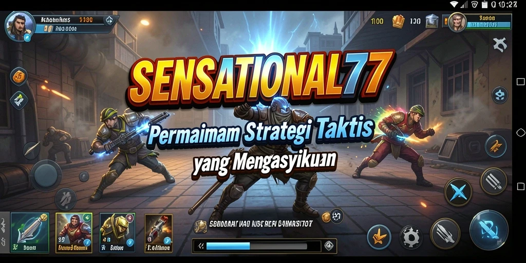 Tampilan menarik dari gameplay SENSATIONAL77 yang penuh strategi.