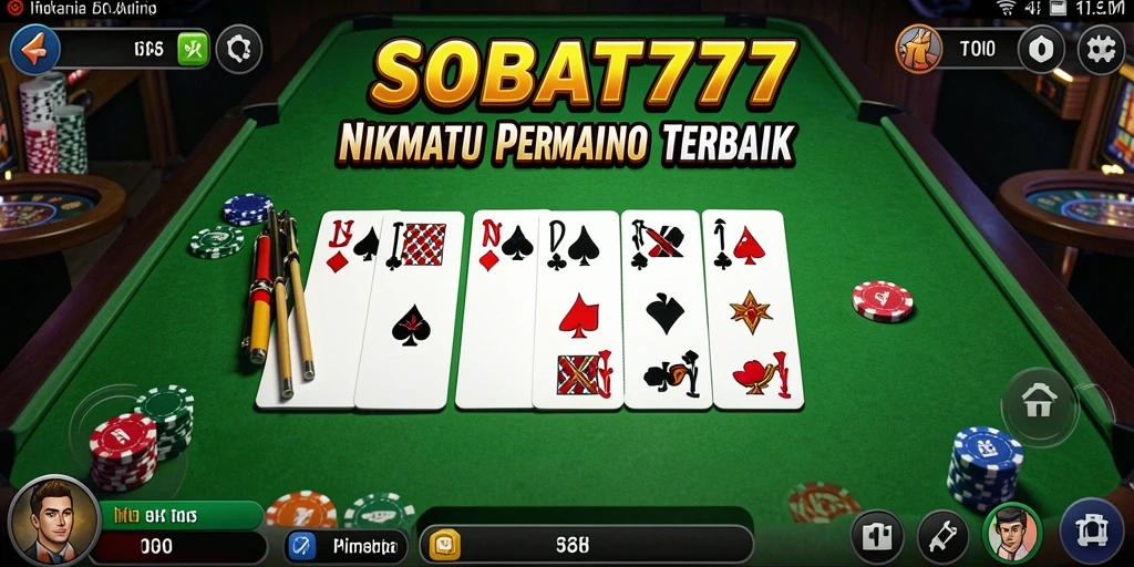 Tampilan gameplay Domino yang seru dan interaktif.