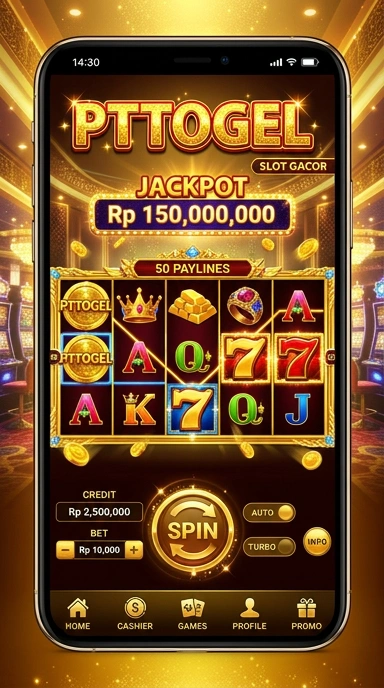 Antarmuka pengguna pttogel yang ramah dan mudah dinavigasi.